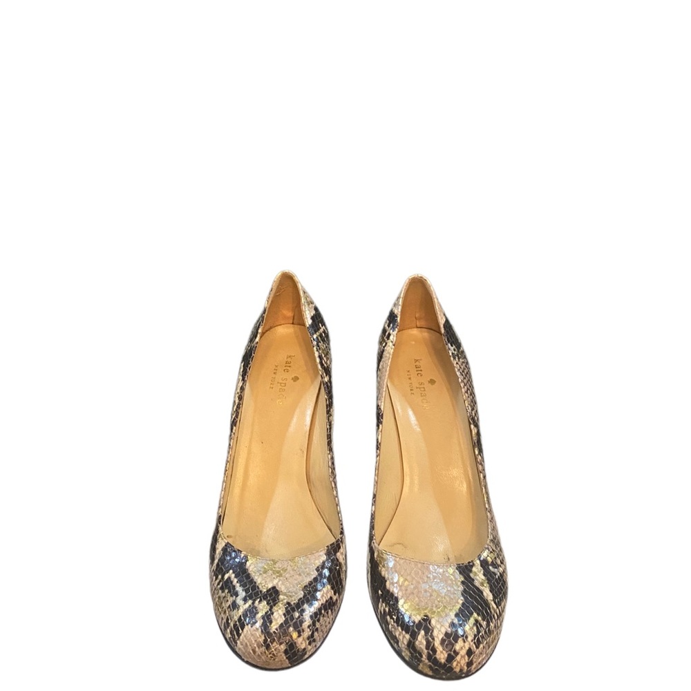 Kate Spade Size 8 Python Wedge Heels - image 4